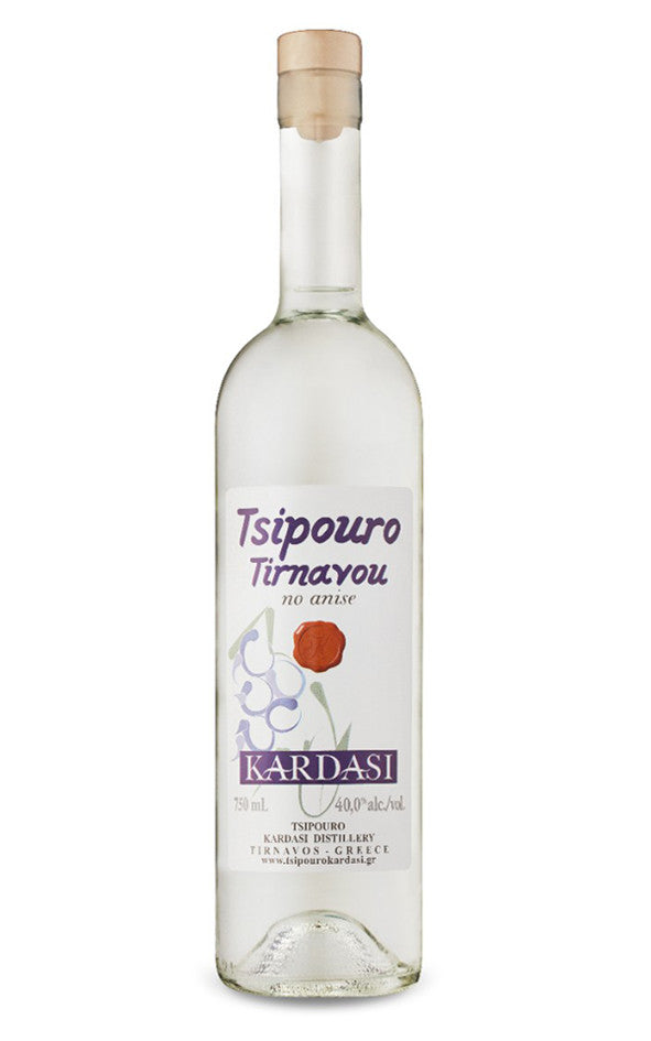 Tsipouro of Tyrnavos ohne Anis griechischer 