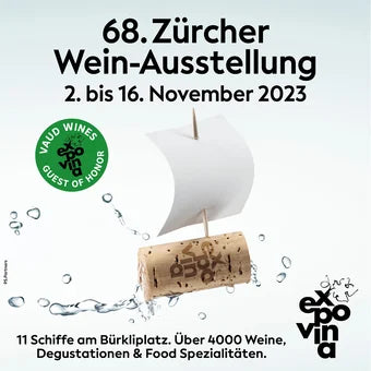 68. Zürcher Wein-Ausstellung. 2. bis 16. November 2023